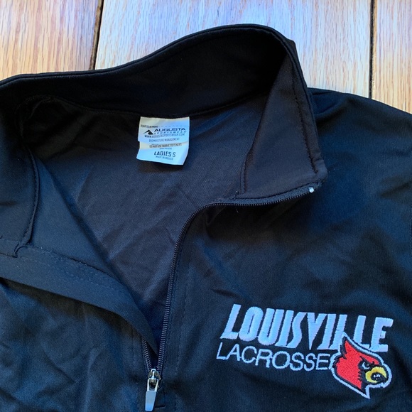 University of Louisville Lacrosse women’s black 1/4 zip pullover size S - Picture 2 of 3